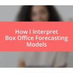 How I Interpret Box Office Forecasting Models